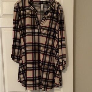 Scarlett Plaid Button-Up Shirt